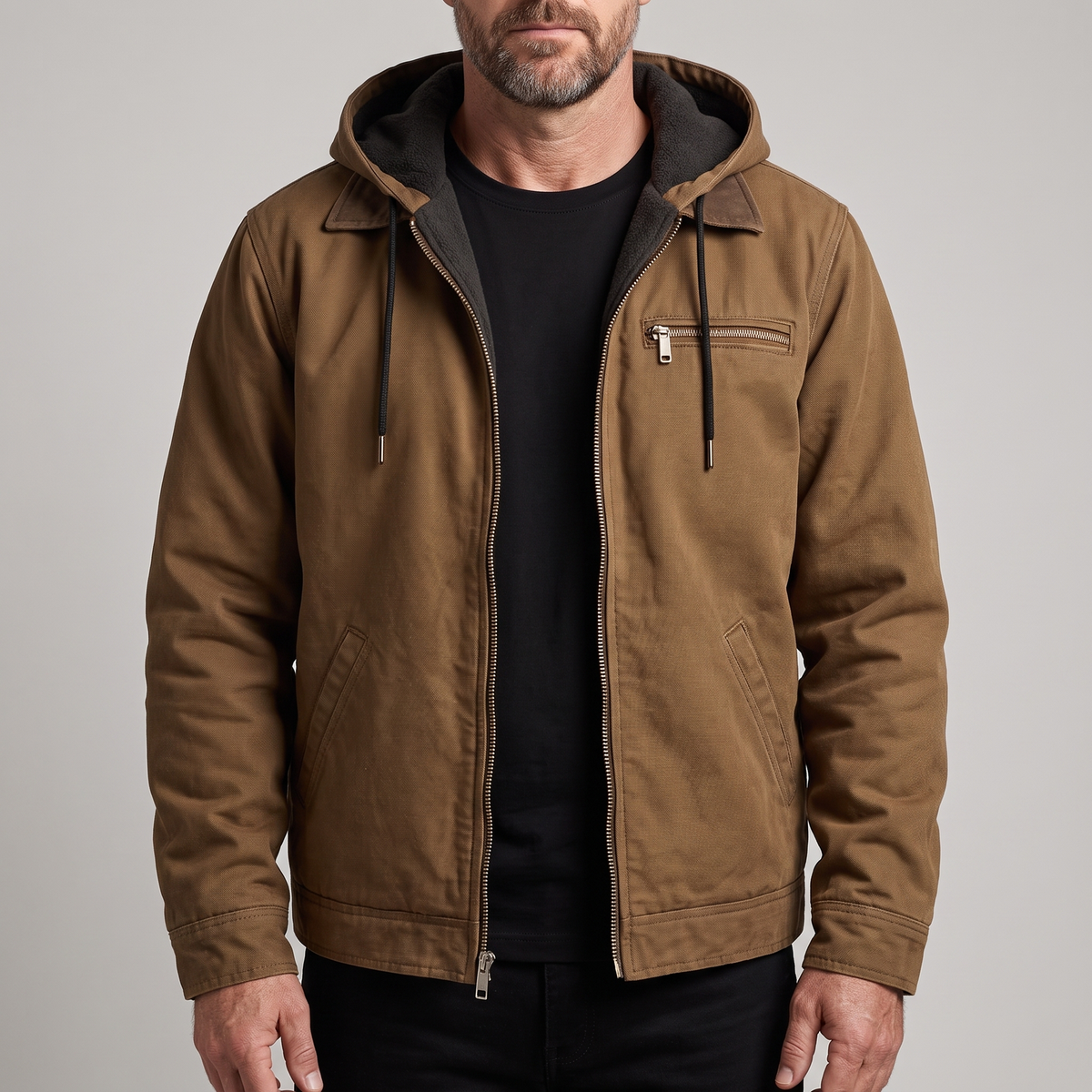 Corvin | Lined Jacket – Rugged Comfort for Casual Looks