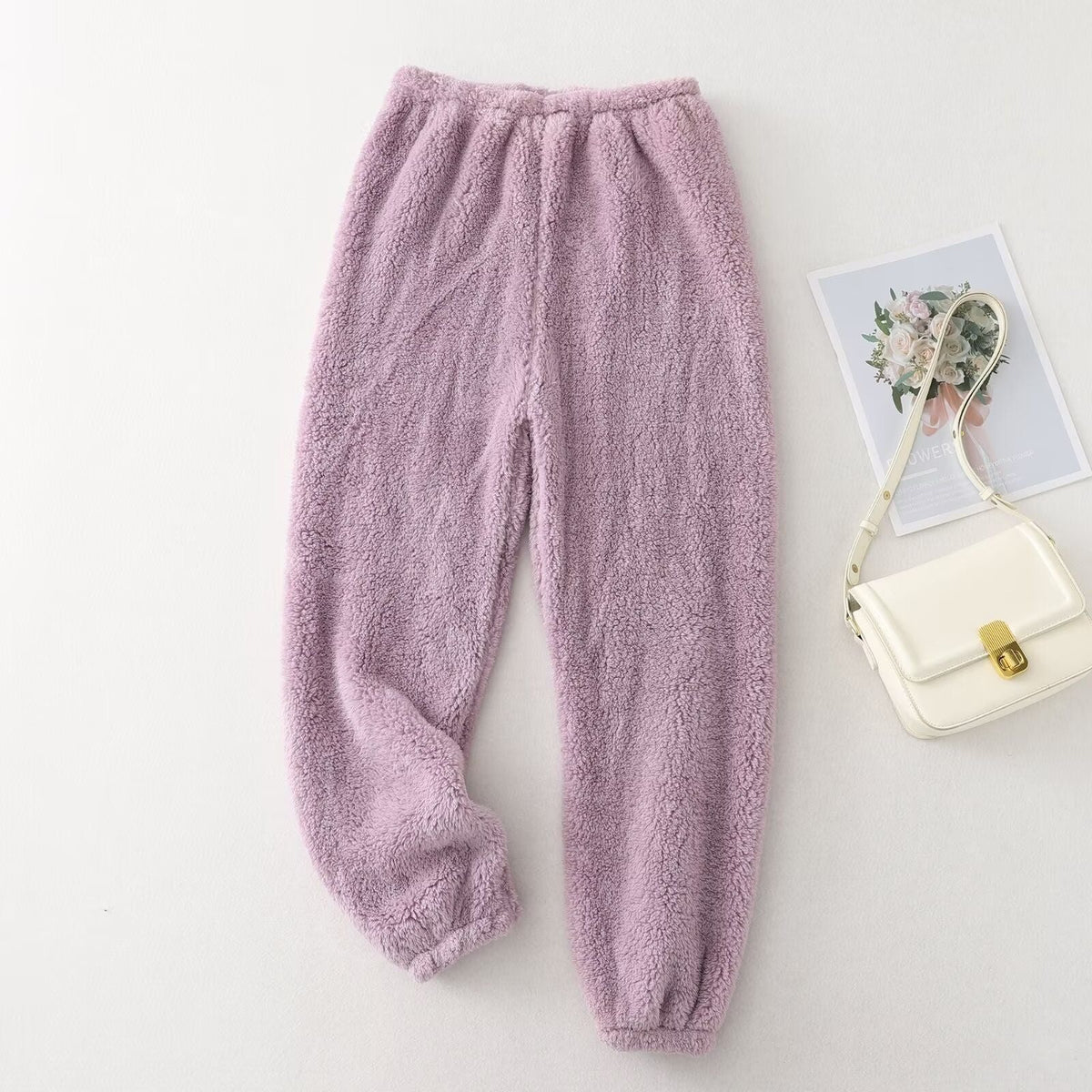 Drune | Fleece Pants for Women with Elastic Waistband