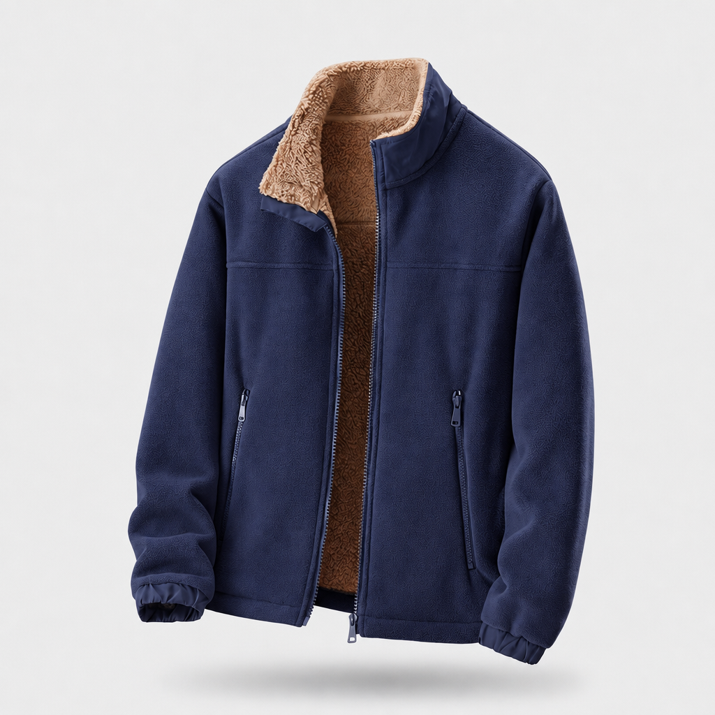 ZERANO | Lammfell Jacke – Bequeme und Warme Alltagskleidung