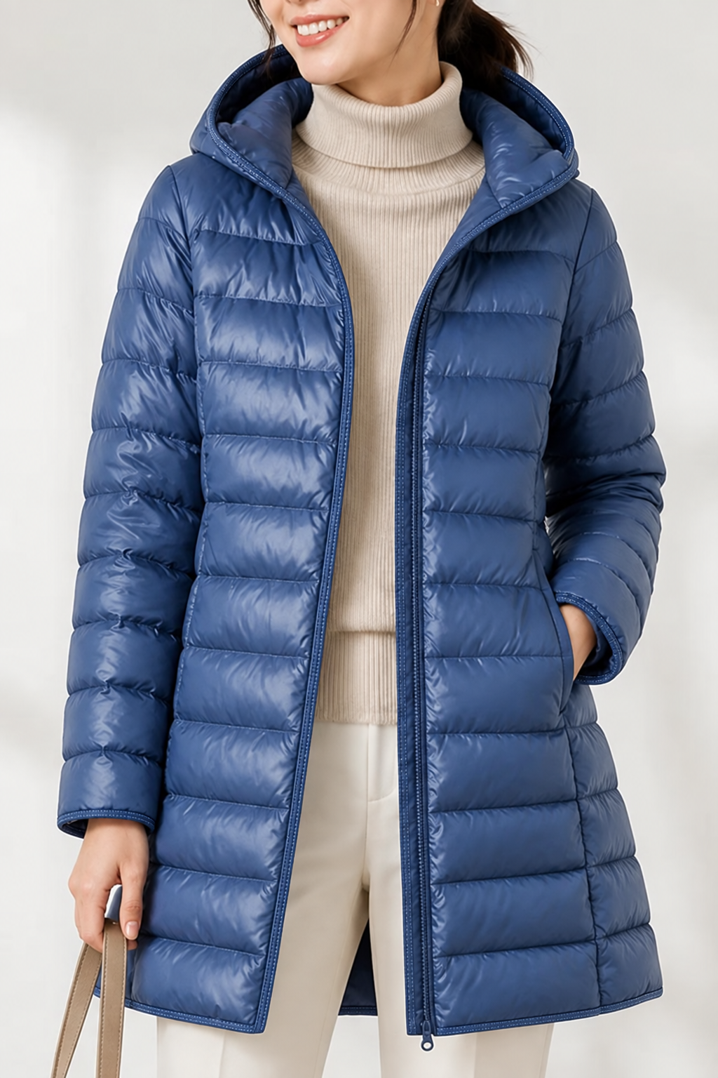 Featherlyte | Packable Puffer Jacket met Afneembare Kap