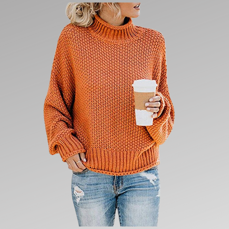 Leonie | Bequemer und lässiger Damen Strickpullover