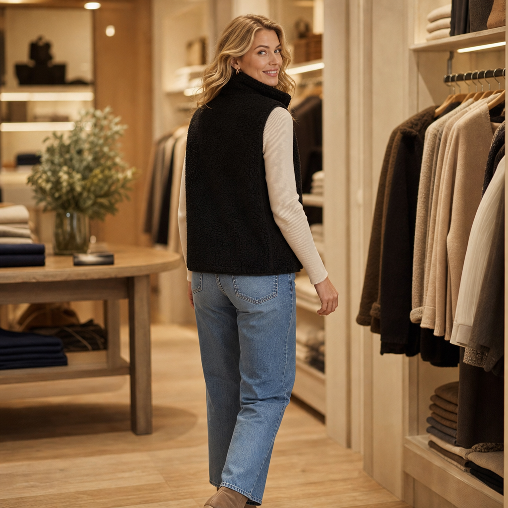 Wearbella | Stand Collar Thermal Puffer Vest voor Dames