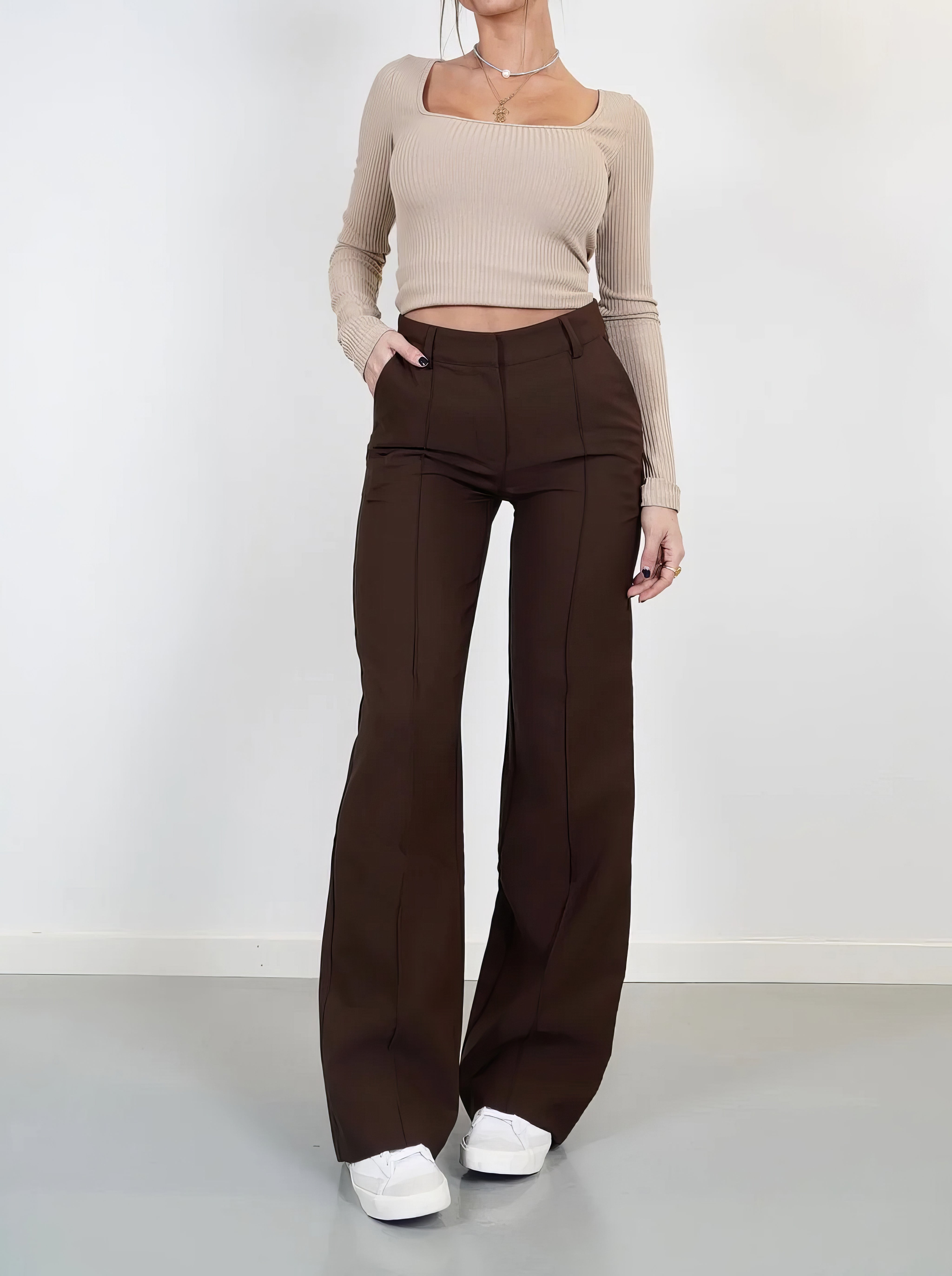 Jennifer | Elegante und bequeme Weitbein Hose