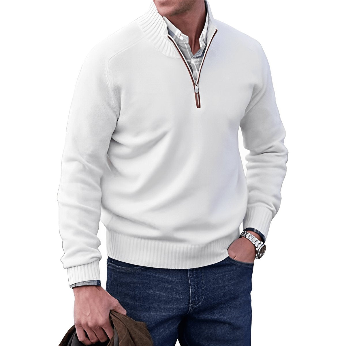 Jonas | Bequemer und stilvoller Herren Strickpullover