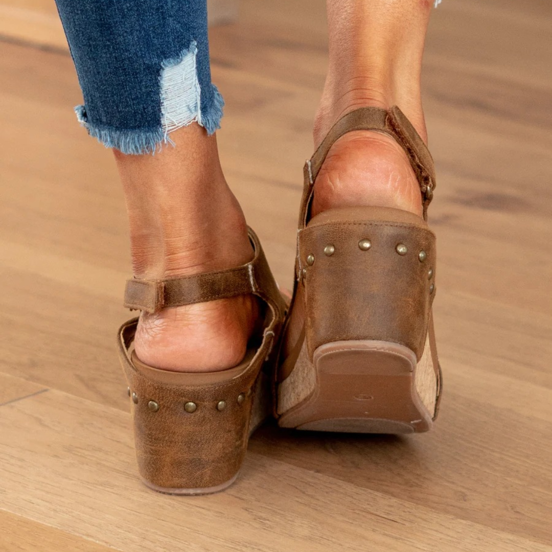 Liorina | Elegante und lässige Sommer-Sandalen mit Keilabsatz