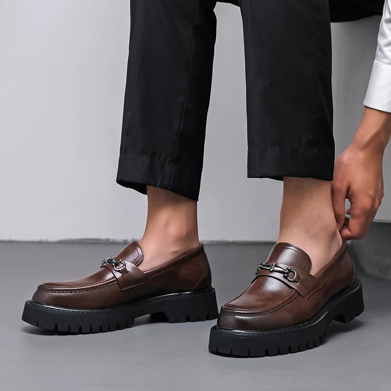Alaric | Elegante Herren Loafer aus Leder – Stilvolle, Braune & Schwarze Modelle verfügbar 4