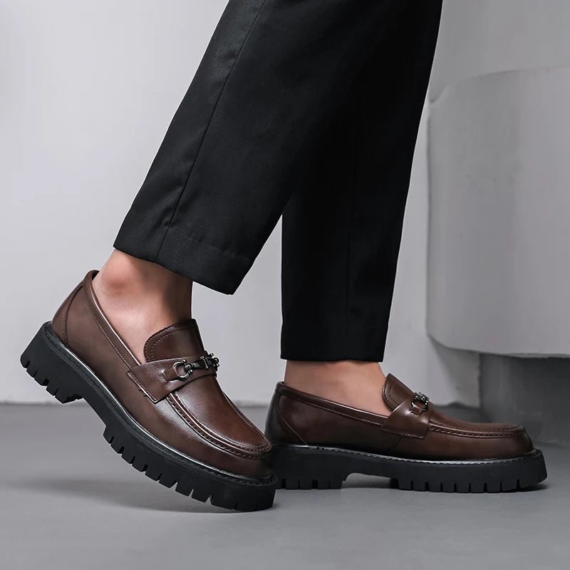 Alaric | Elegante Herren Loafer aus Leder – Stilvolle, Braune & Schwarze Modelle verfügbar 7
