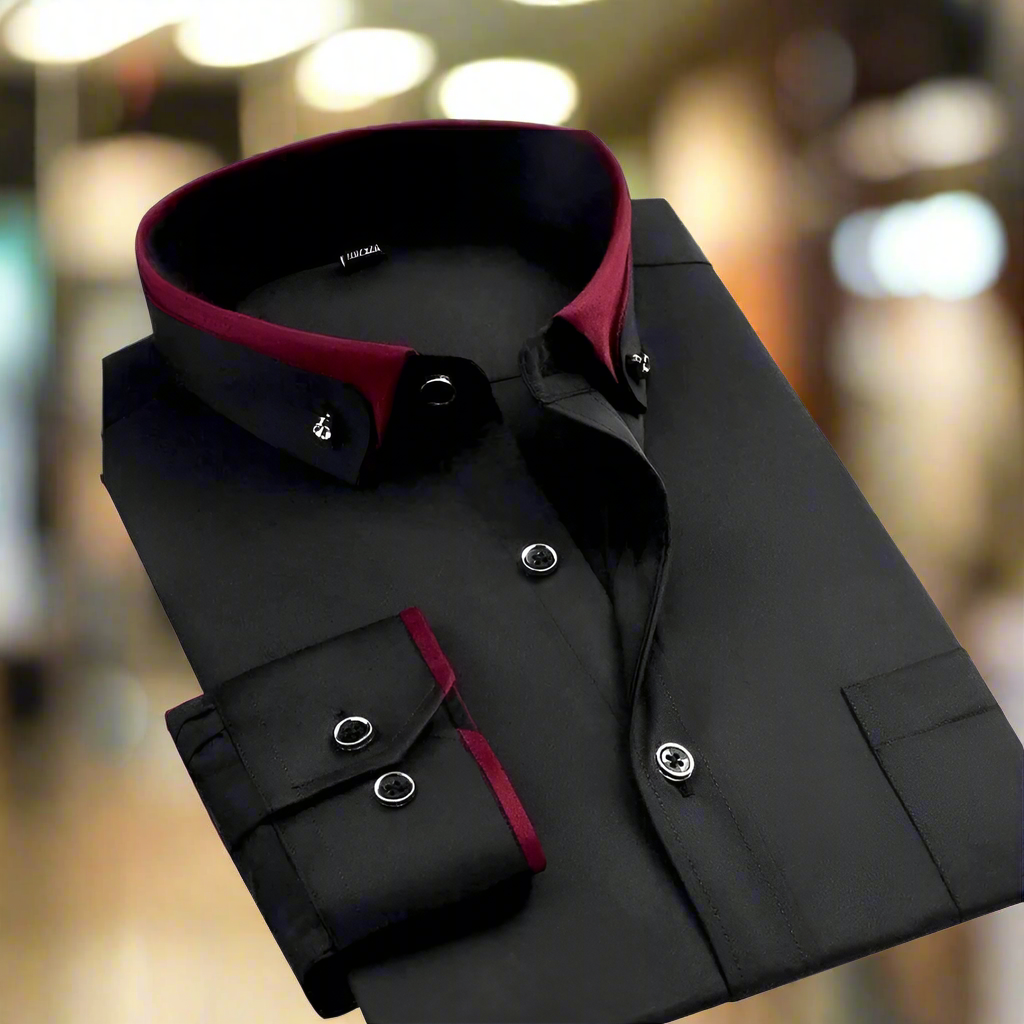 Alden | Atmungsaktives, Elegantes Herren Langarm Hemd aus Baumwolle 0