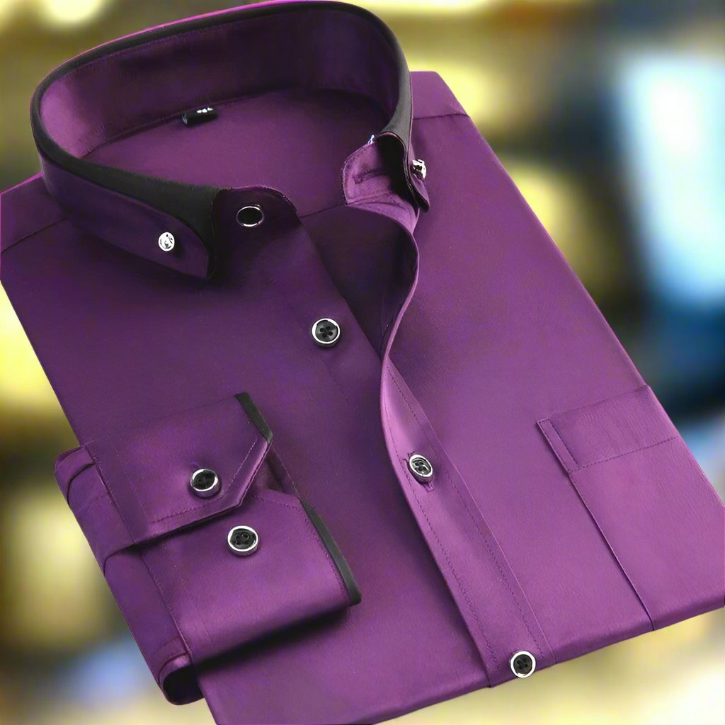 Alden | Atmungsaktives, Elegantes Herren Langarm Hemd aus Baumwolle 6
