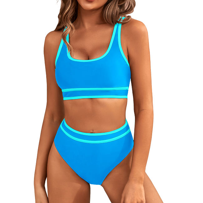 Alyssa | Sportliches, Figurformendes Push Up Bikini Set mit High Waist Design 3