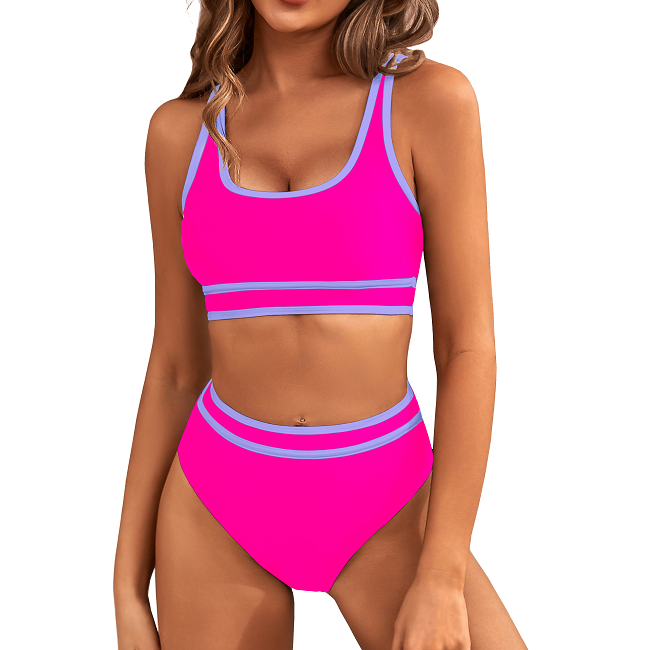 Alyssa | Sportliches, Figurformendes Push Up Bikini Set mit High Waist Design 4