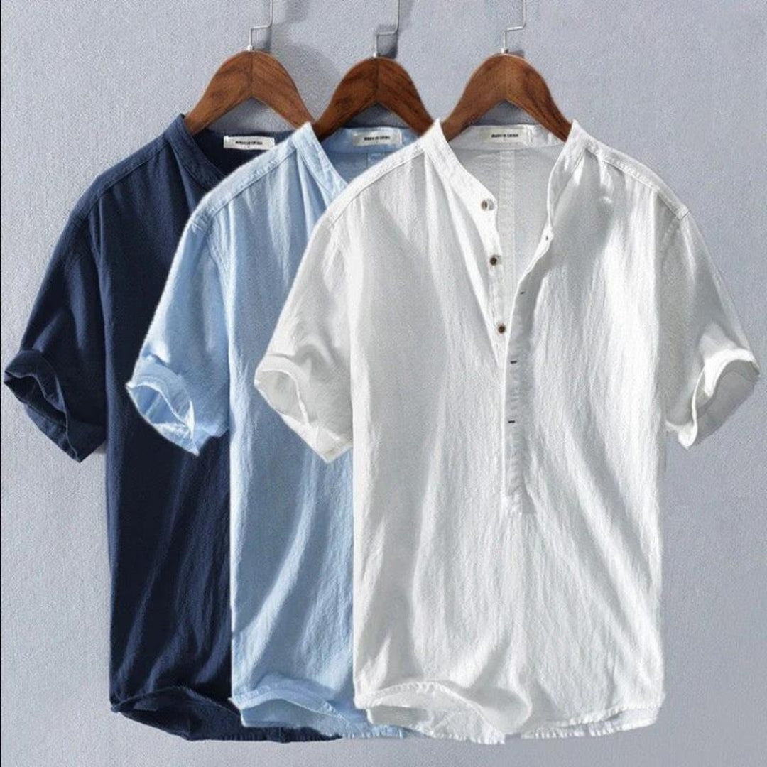 Amalfi | Elegantes Herren Hemd Kurzarm – Lässig, Bequem & Ideal für den Sommer 1
