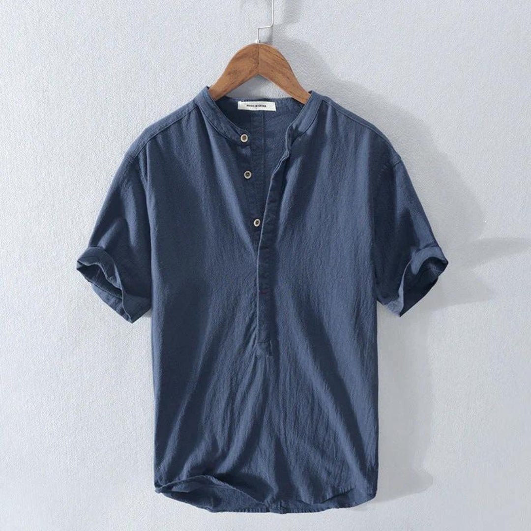 Amalfi | Elegantes Herren Hemd Kurzarm – Lässig, Bequem & Ideal für den Sommer 2