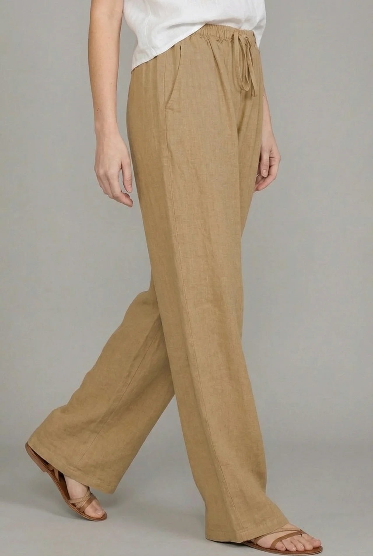 Amelia | Bequeme und luftige Sommerhose mit weitem Bein 1