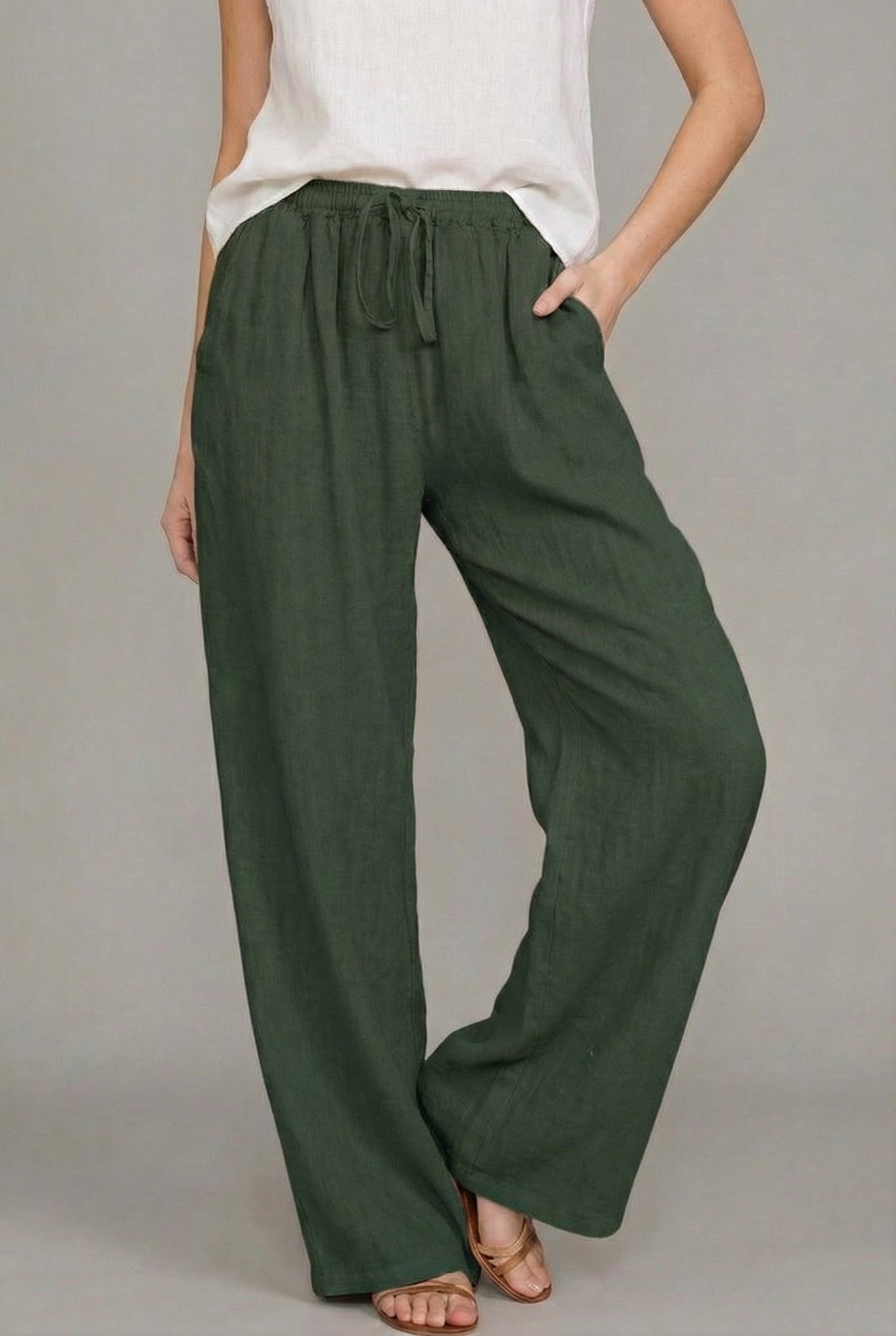 Amelia | Bequeme und luftige Sommerhose mit weitem Bein 6