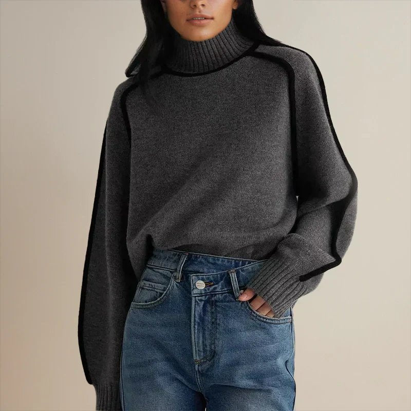 Amelia | Stilvoller und kuscheliger Oversize-Rollkragenpullover 1