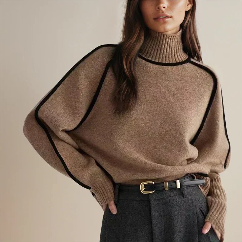 Amelia | Stilvoller und kuscheliger Oversize-Rollkragenpullover 2
