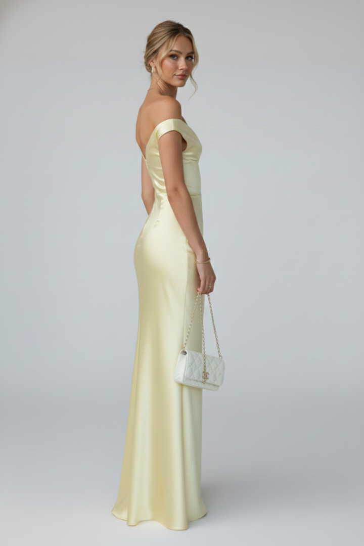 Anastacia | Elegantes, Schulterfreies Maxikleid für Damen – Festlich & Figurbetont 4