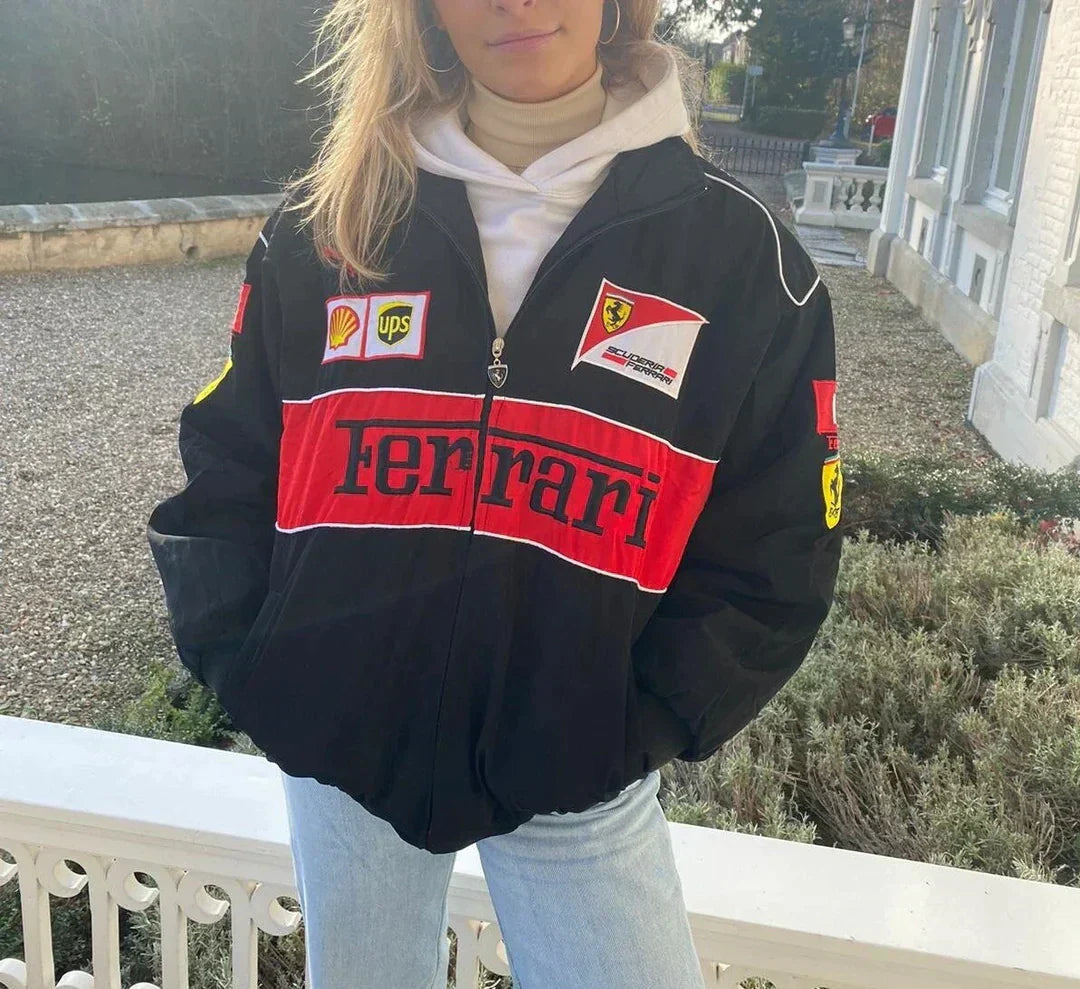 Anouk | Racer-Jacke – Vintage-Charme, Sportliches Design & Langlebig 0