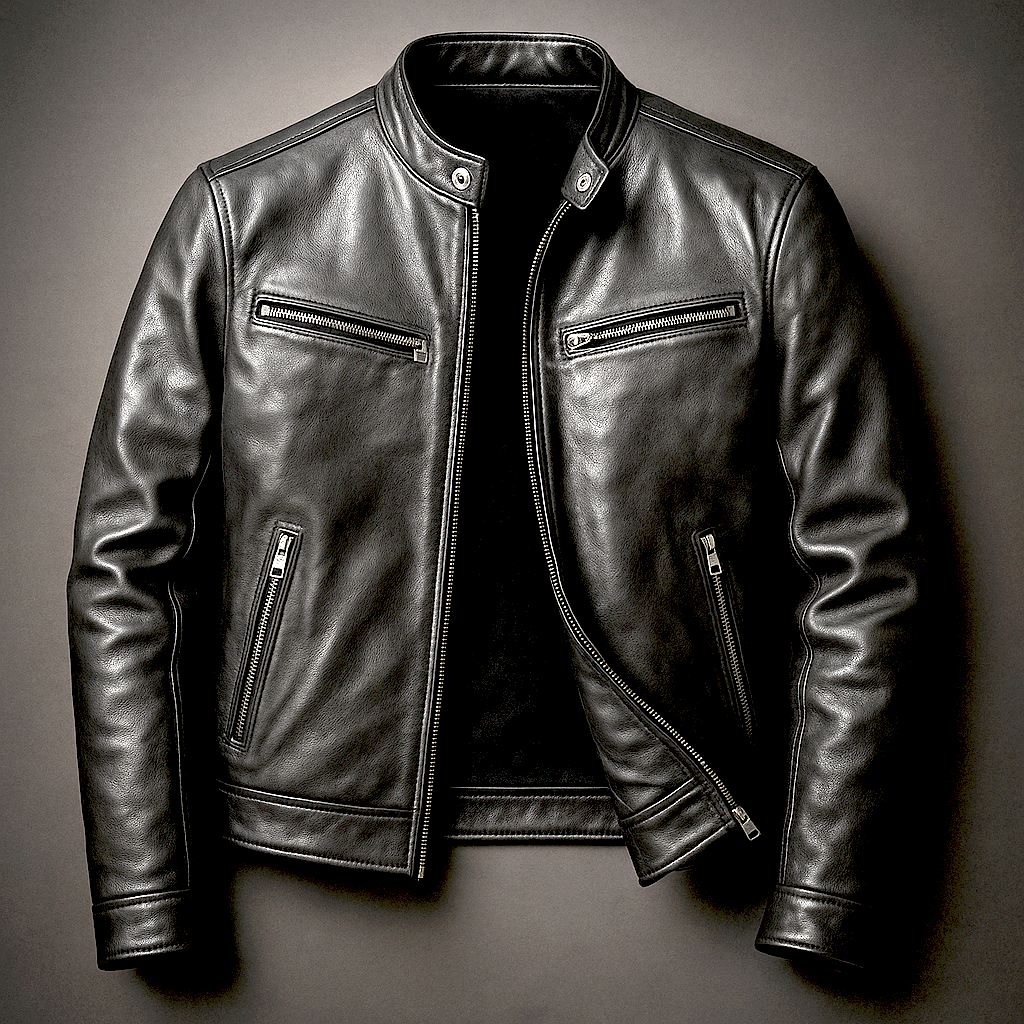 Anton | Herren Lederjacke Vintage Stil Maskulin Maßgeschneiderte Passform 2