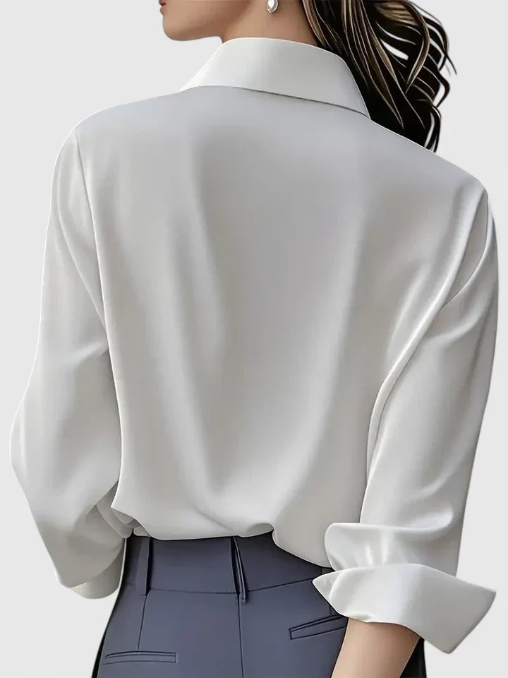 Aria | Elegantes, Weißes Damen Hemd – Minimalistisch & Vielseitig 8