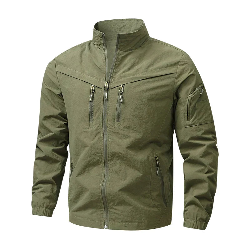 Aurex | Strukturierte, Wetterresistente & Vielseitige Mehrtaschenjacke 0