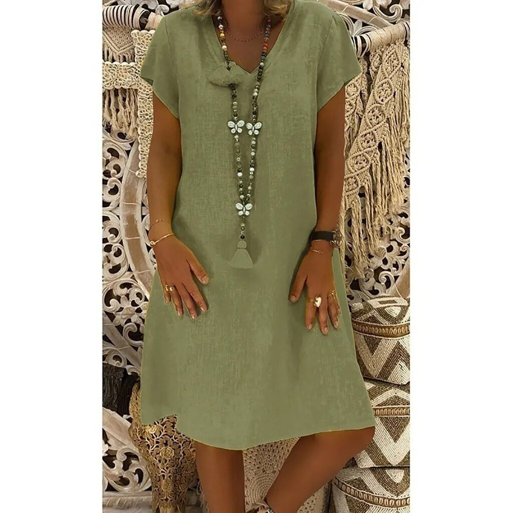 Beatrice | Elegantes, Bequemes & Stilvolles Damen-Minikleid 5