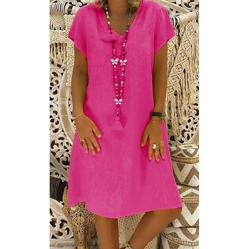 Beatrice | Elegantes, Bequemes & Stilvolles Damen-Minikleid 8