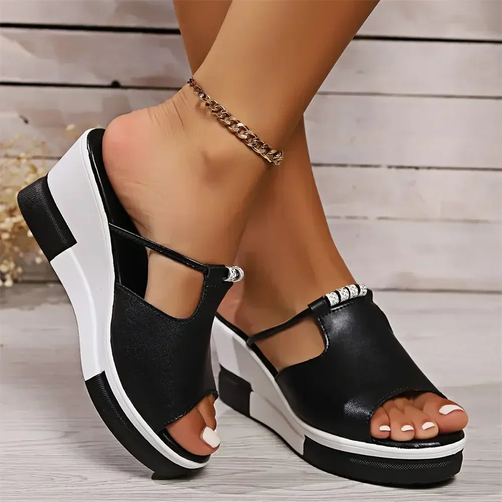 Bela | Orthopädische Keilsandalen Damen Elegante Unterstützung Komfort 1