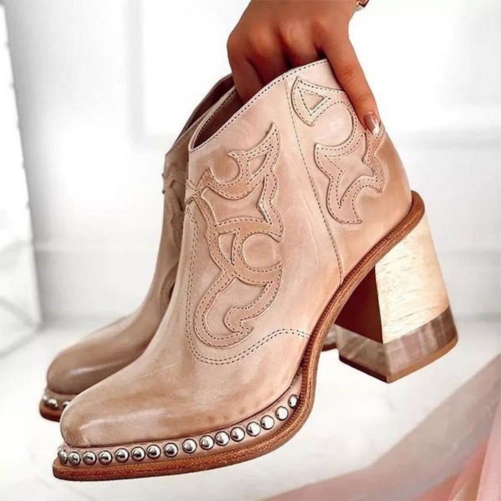 Bella | Westernstiefel Klassisch Schlank Komfort Pullover Fit 5