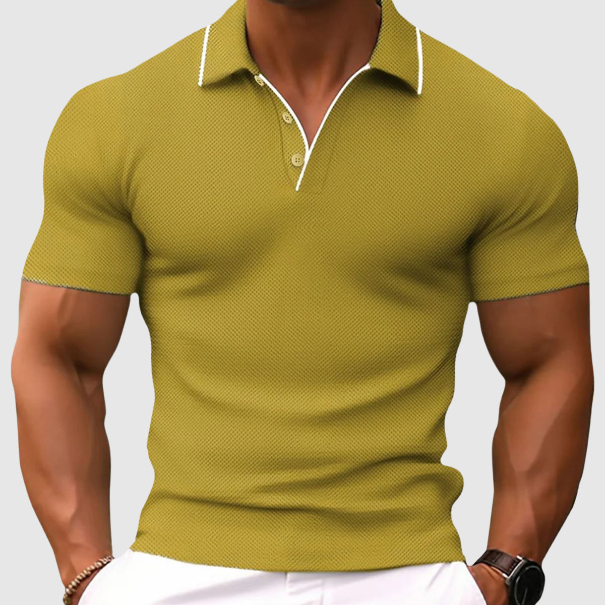Bennett | Poloshirt Herren Atmungsaktiv Sportlich Eleganter Schnitt 4