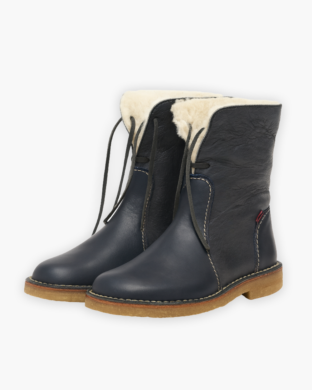 Gefütterte Winterboots mit rutschfester Sohle