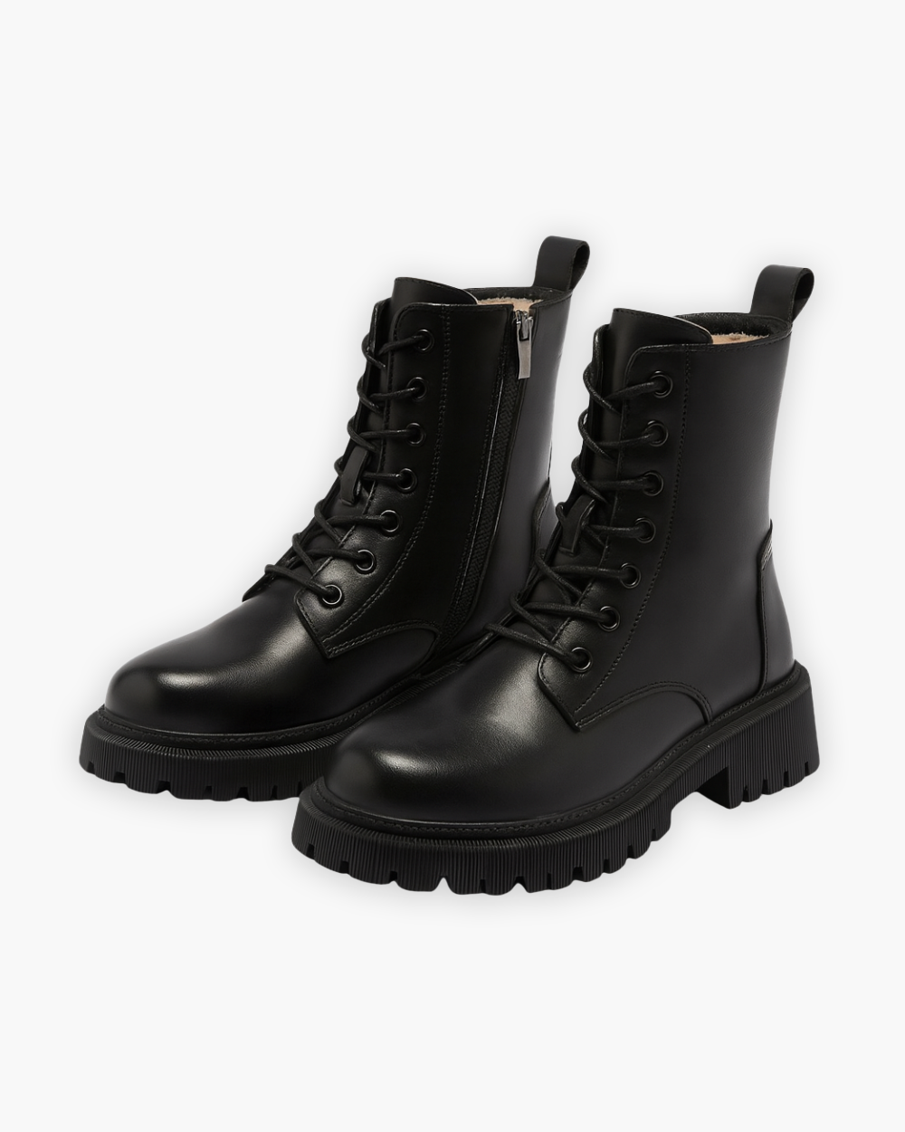 Schnürstiefeletten mit Warmfutter