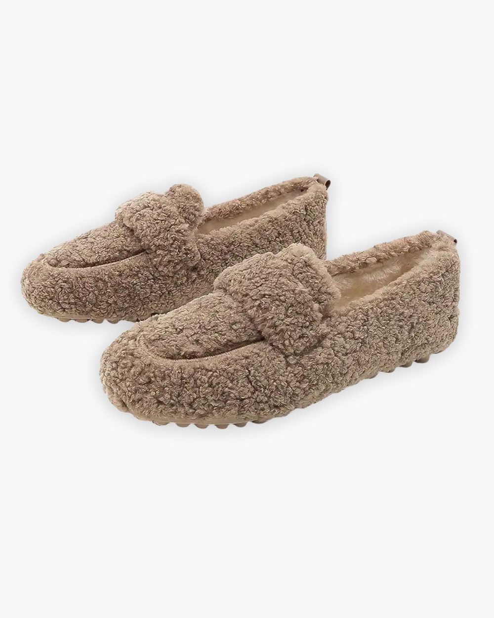 Mokassin Hausschuhe mit warmer Fütterung