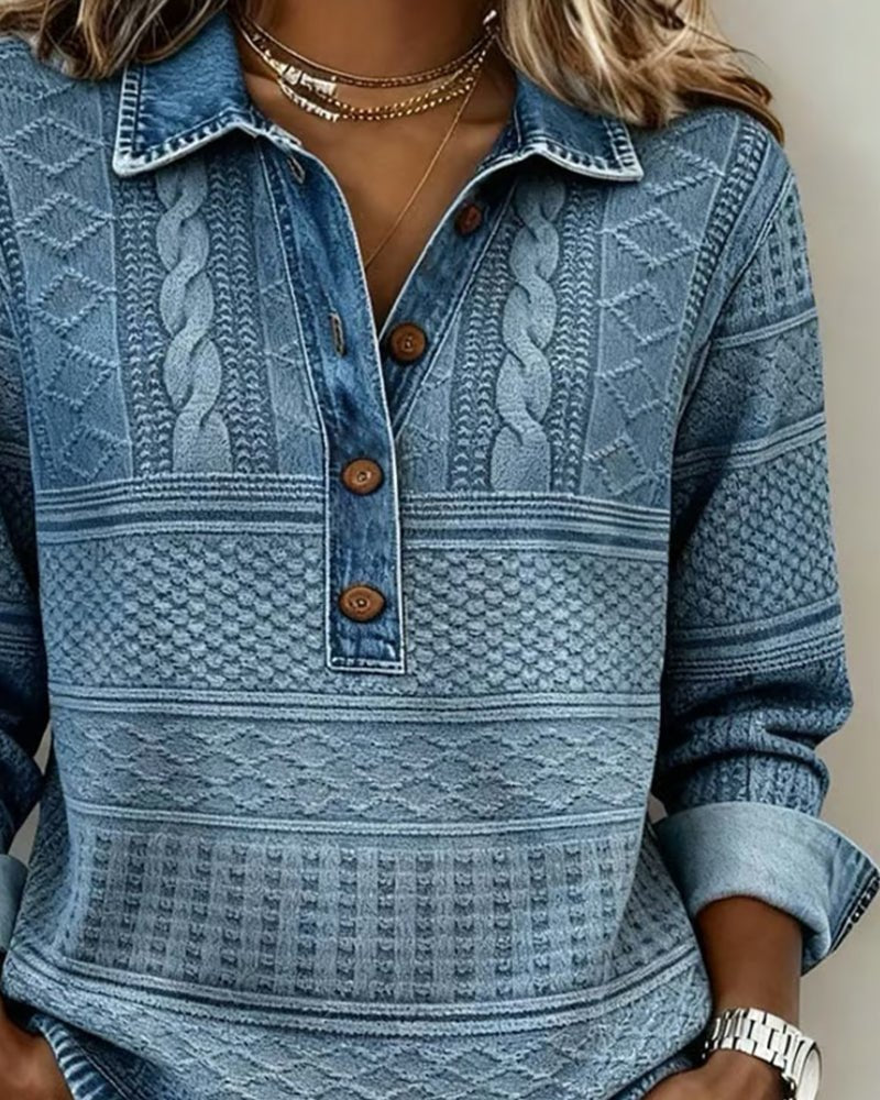 Celia | Bequemer, Atmungsaktiver & Stilvoller Zopfmuster Pullover 2