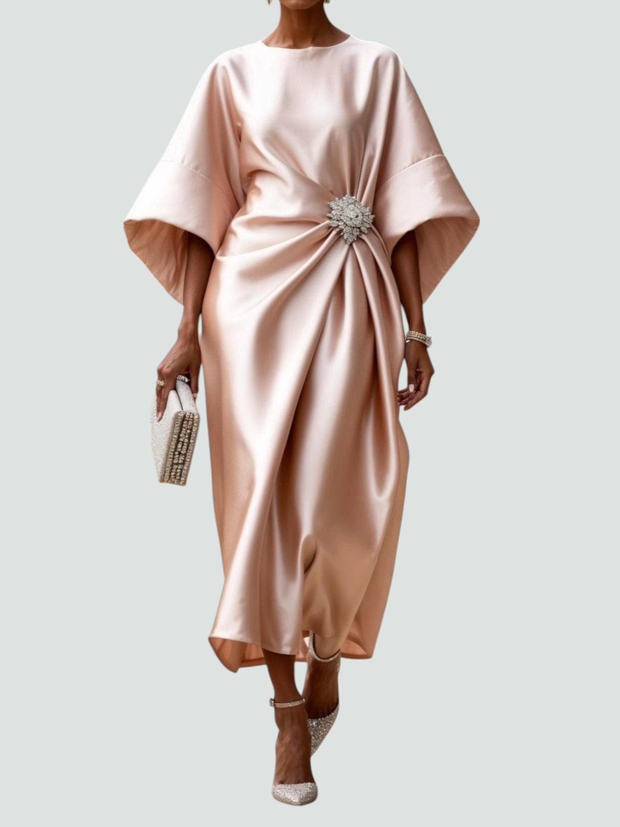 Celia | Elegantes, Figurbetontes Abendkleid Lang für Besondere Anlässe 4