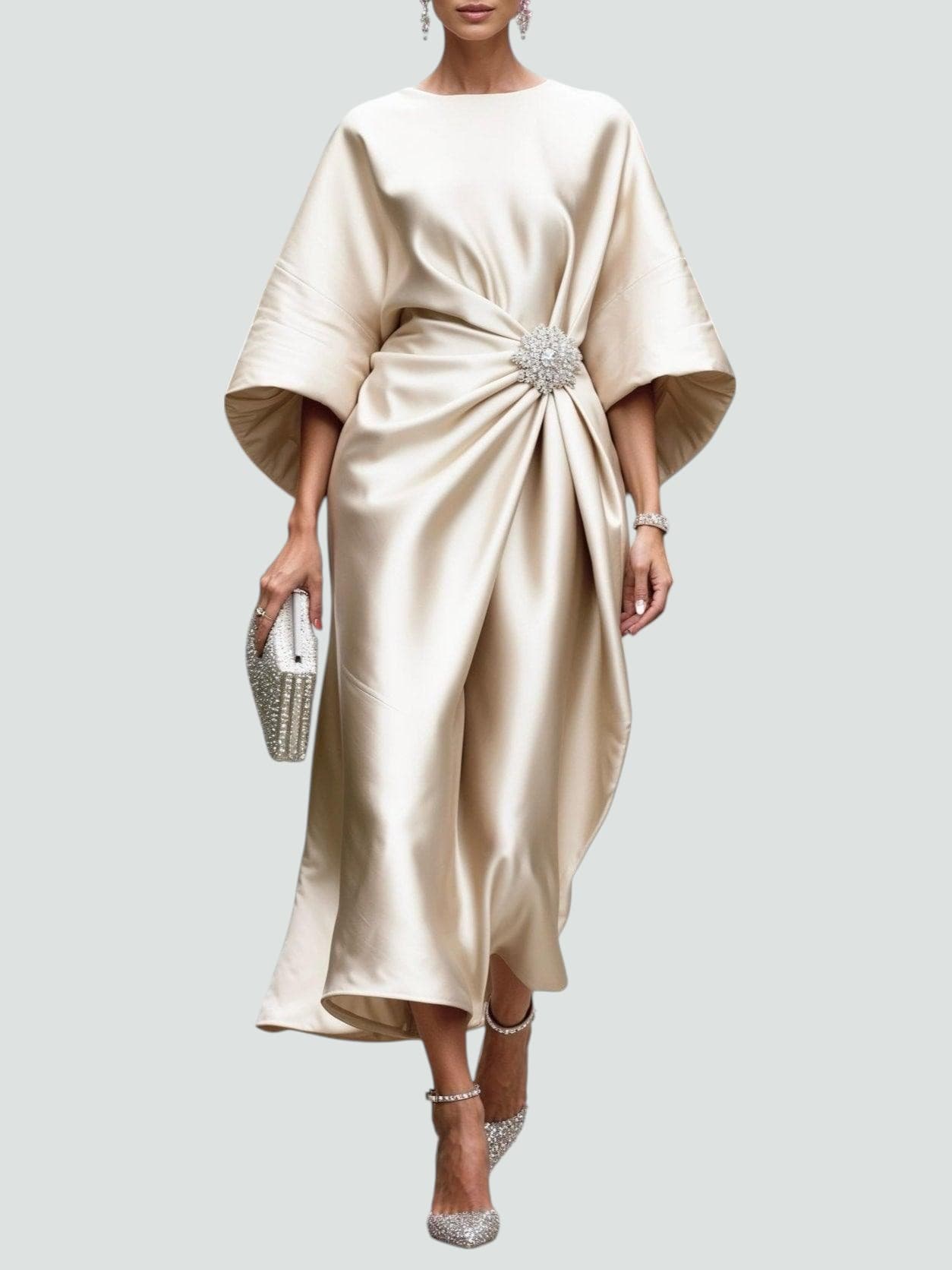 Celia | Elegantes, Figurbetontes Abendkleid Lang für Besondere Anlässe 5
