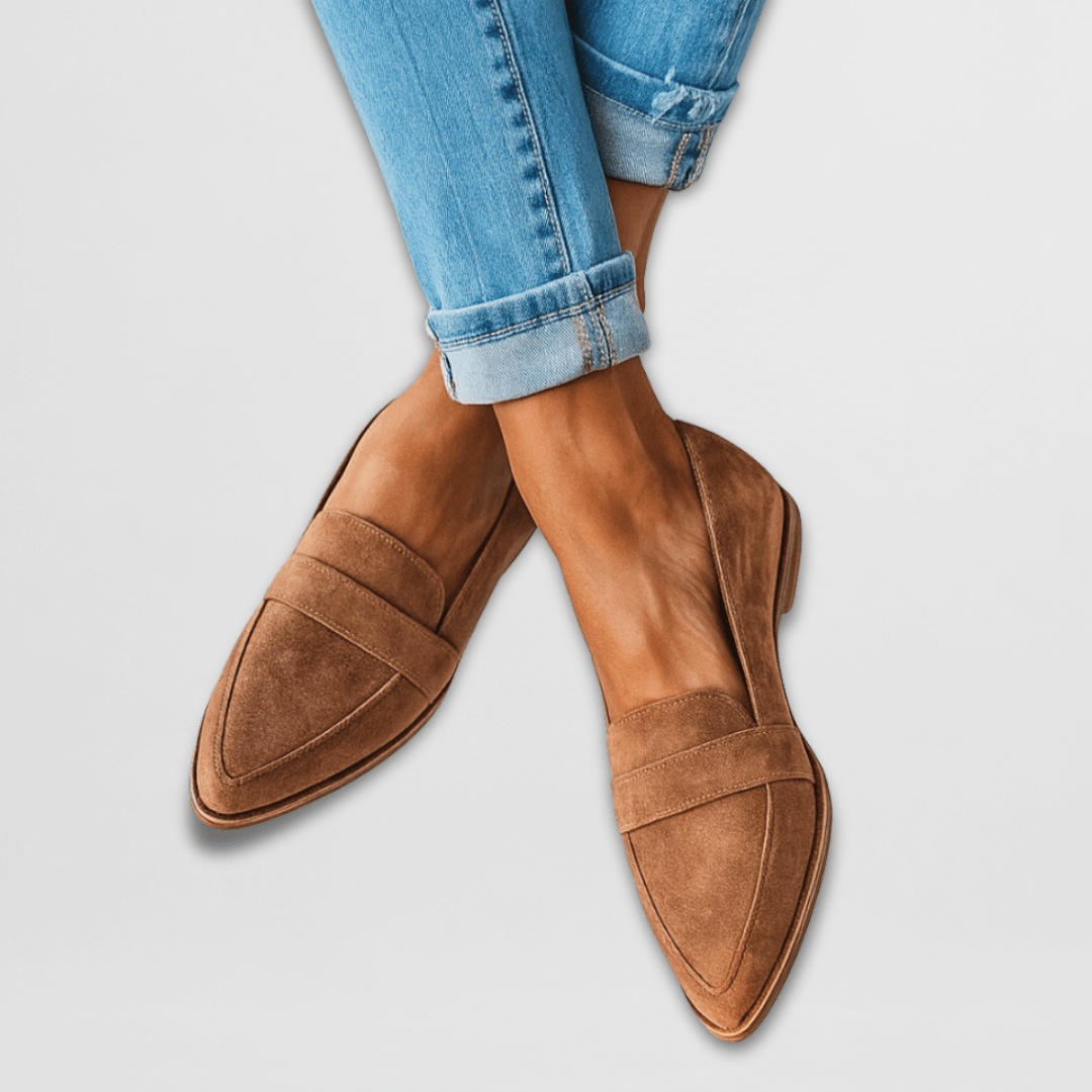 Celine | Damen Slipper Mokassins Elegant Bequem Flexibel 0
