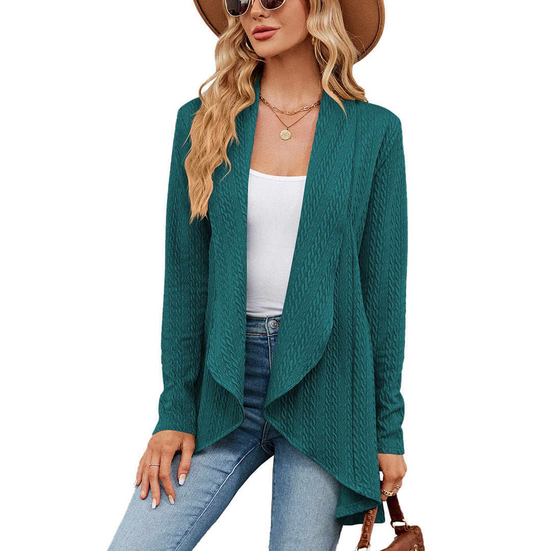Chloe | Lässiger, offener, langer Damen-Cardigan 0
