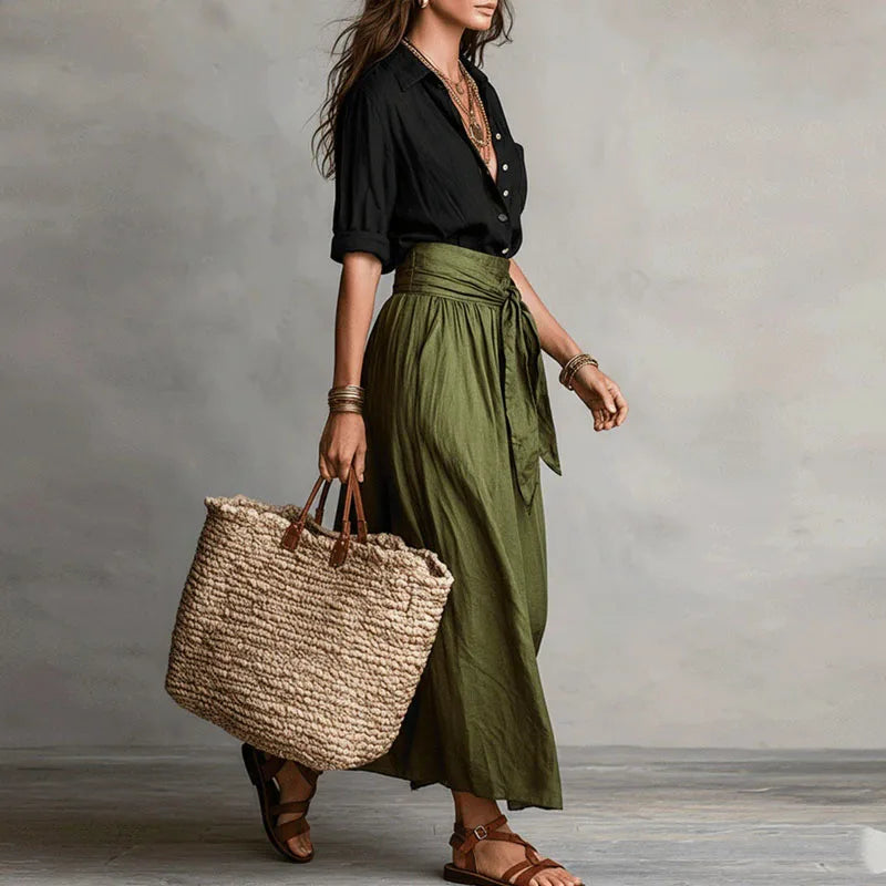 Clementine | Eleganter, Vielseitiger Midirock Damen – Ideal für Büro und Freizeit 4