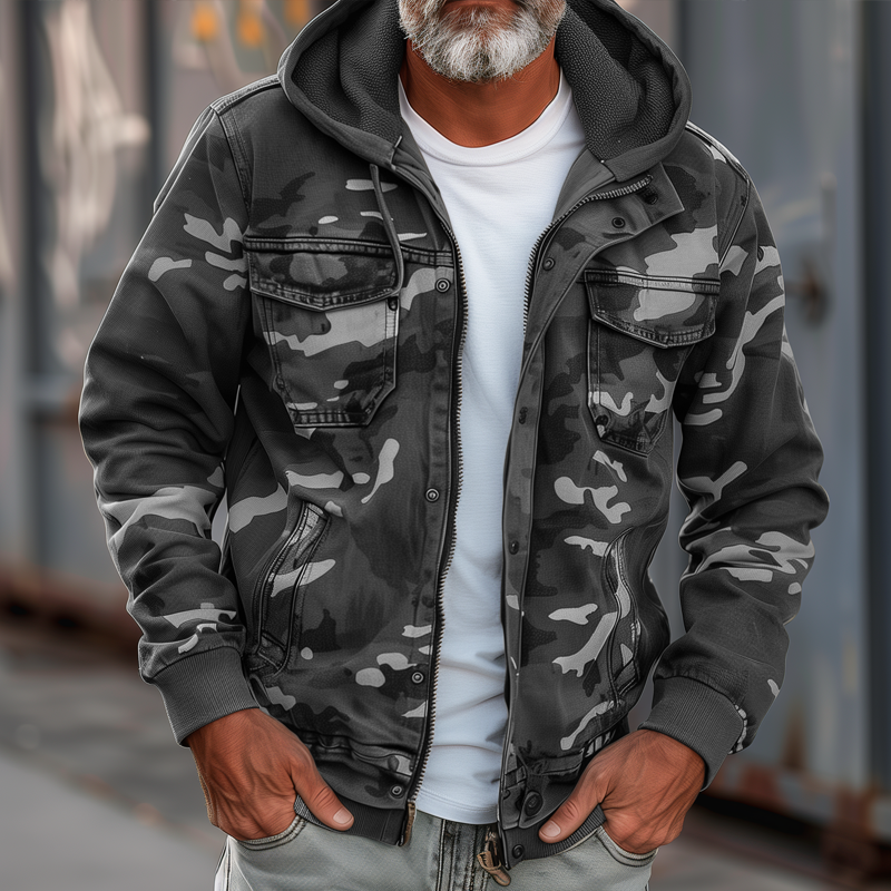 Daan | Cargojacke Camouflage Urban Funktionell Praktisch 4