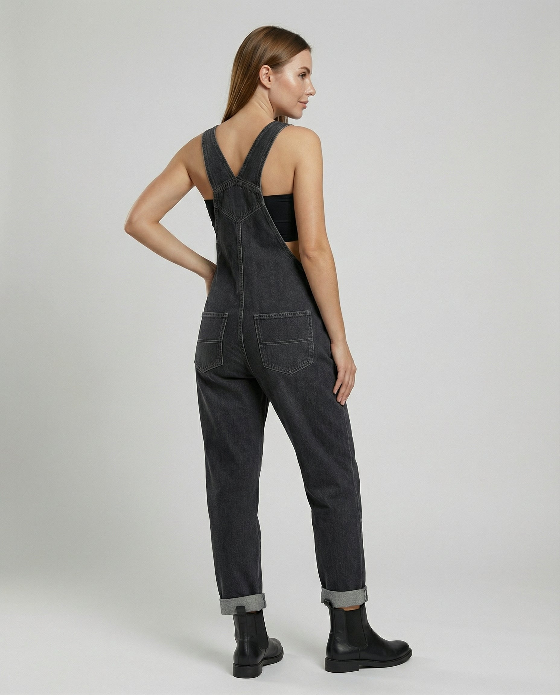 Dalia | Bequeme, Stilvolle & Modische Damen Denim Latzhose 2