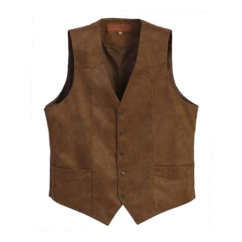 Damen Weste aus hochwertigem Kunstleder mit elegantem Schnitt Drune 0