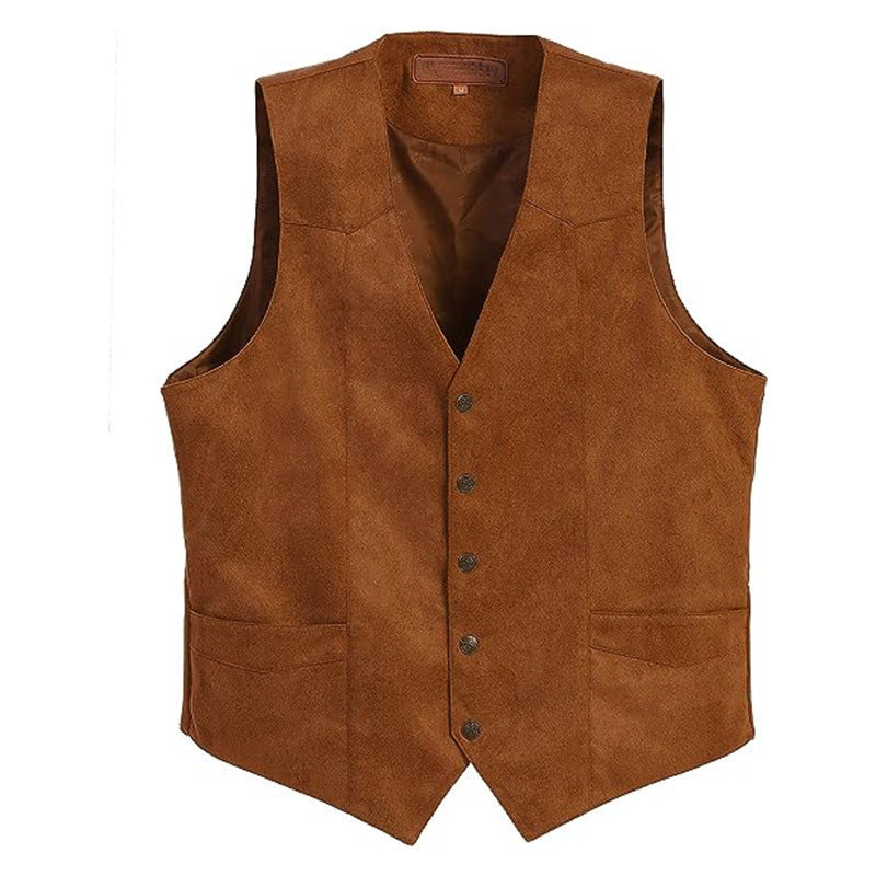 Damen Weste aus hochwertigem Kunstleder mit elegantem Schnitt Drune 1