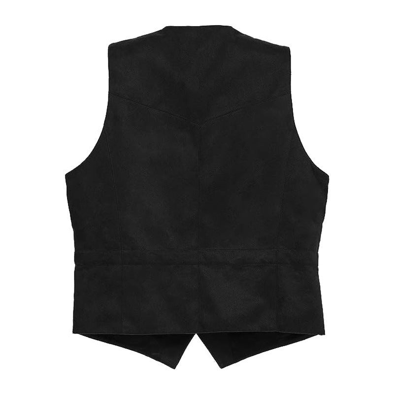 Damen Weste aus hochwertigem Kunstleder mit elegantem Schnitt Drune 4