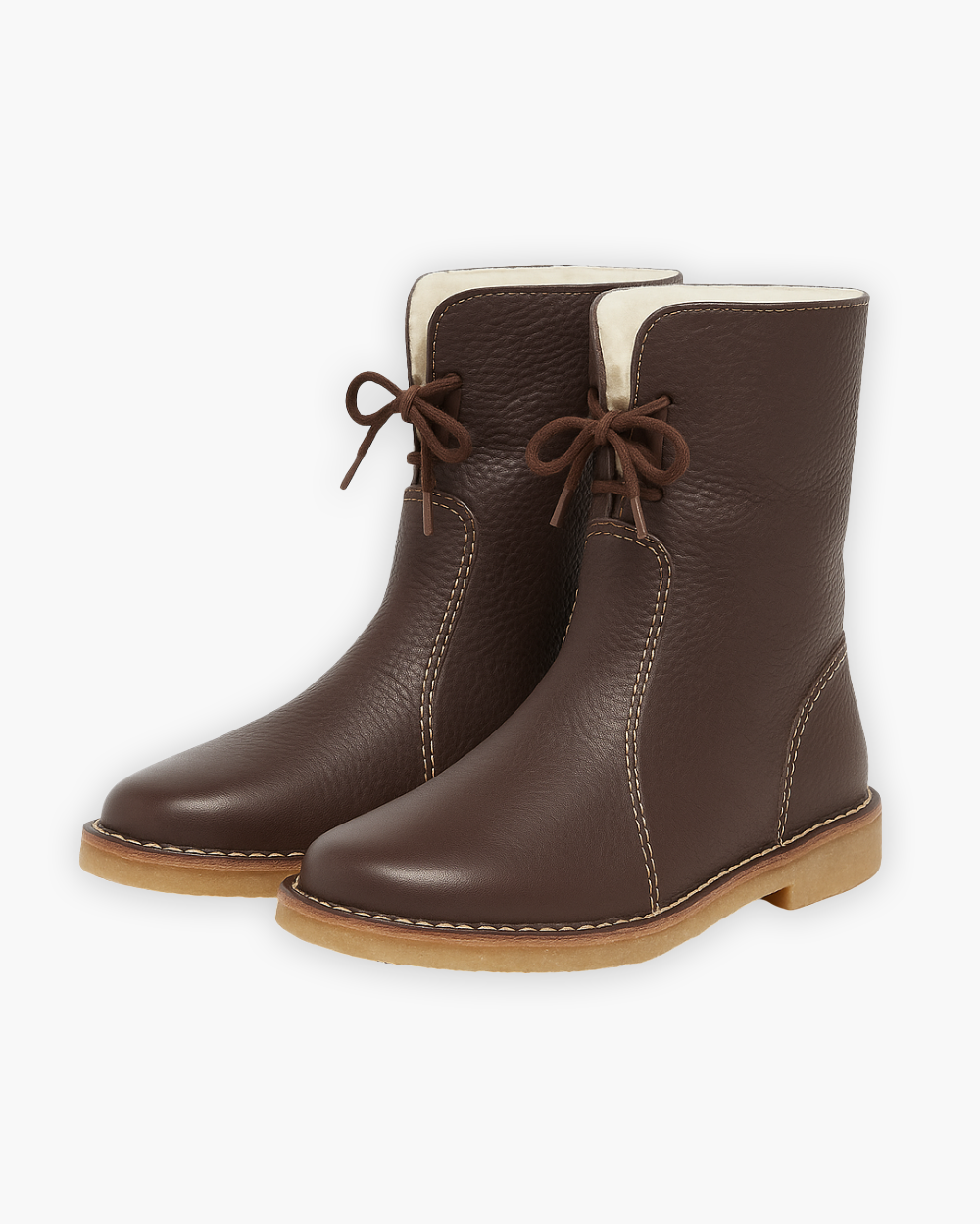 Gefütterte Winterboots mit rutschfester Sohle