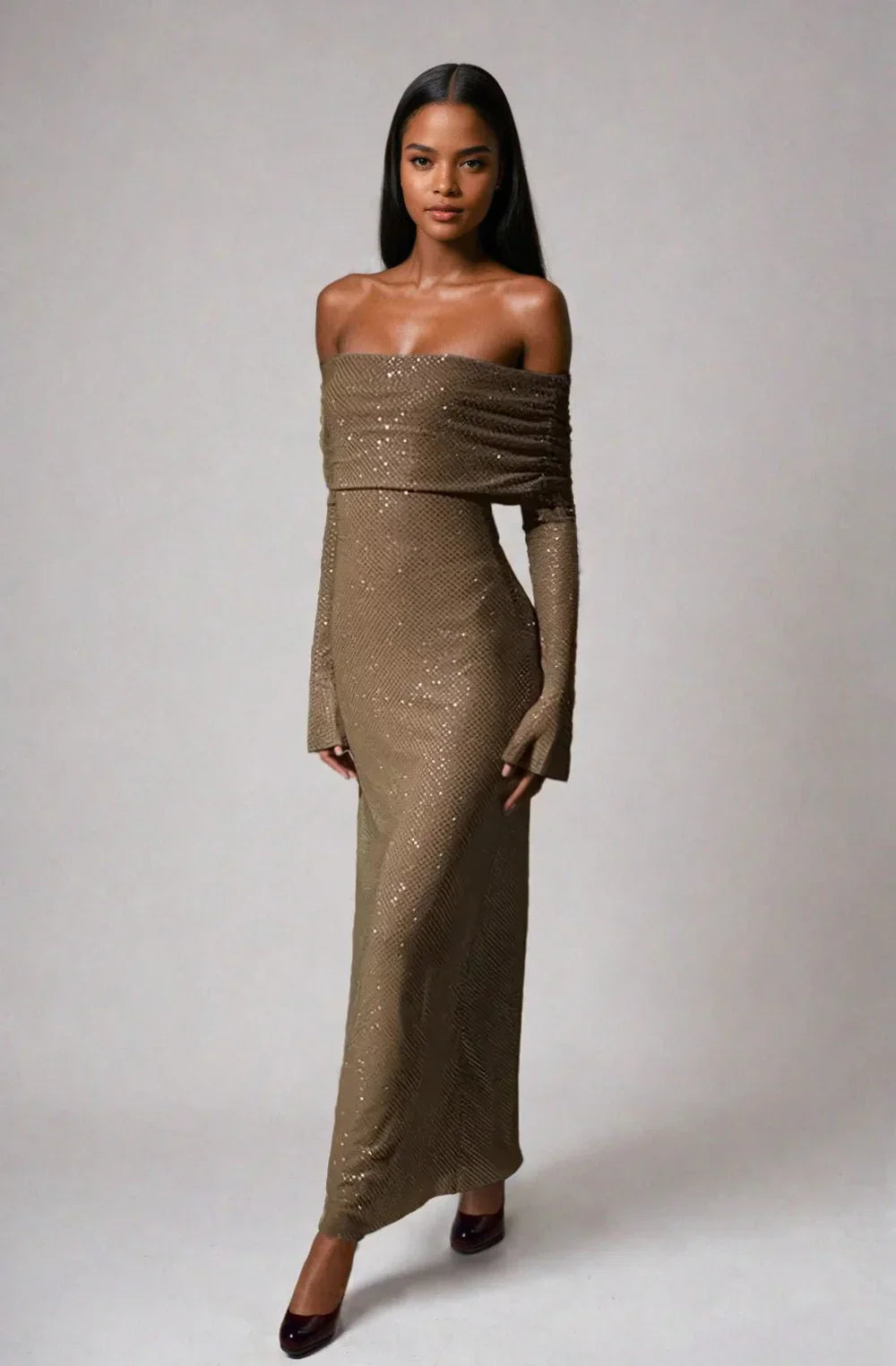 Davina | Glitzerndes langes Ballkleid für elegante Abendveranstaltungen 3