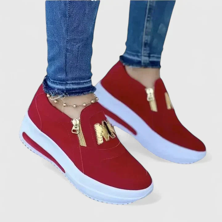 Delphine | Bequeme, Stilvolle & Hohe Damen-Plateau-Sneaker 8