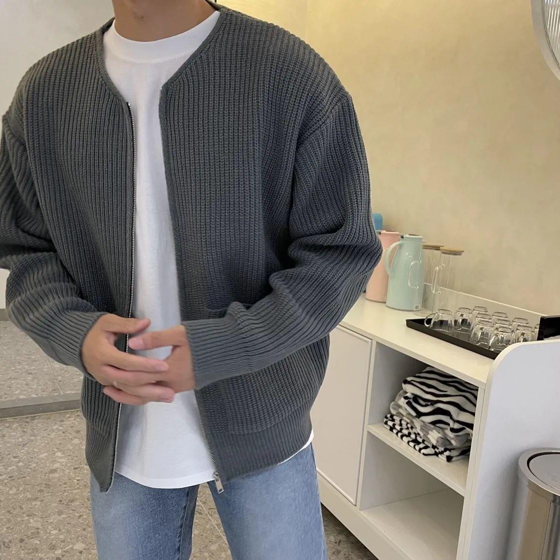 Drune | Up Weste Lange Ärmel Gestrickte Weste Herrenstrickwaren 6