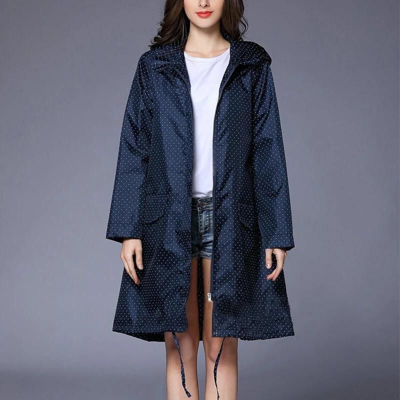 Drune | Women's Rain Jacket Waterproof Elegant Stylish Fit 4